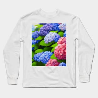 Hydrangea Be Painting Long Sleeve T-Shirt